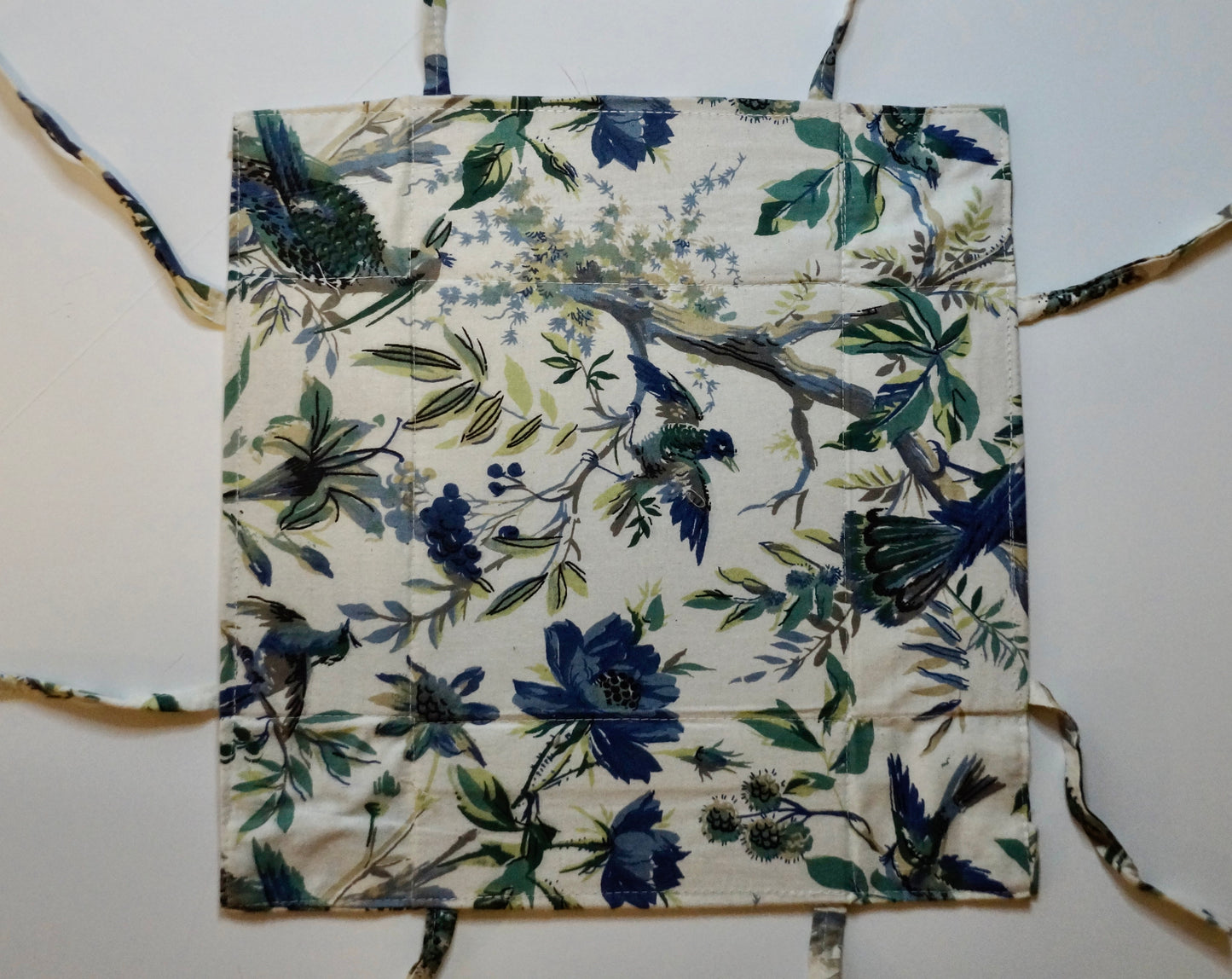 Bluebird’s Nest Fabric Tie Basket