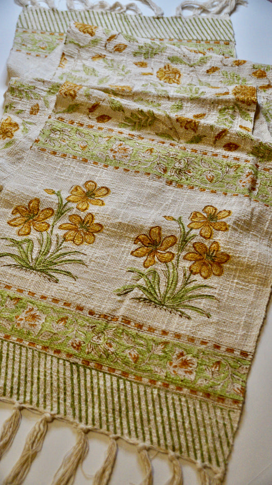 Earthy Threads Table Runner