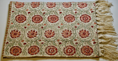 Coral Florals Table Runner