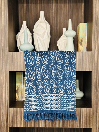 Indigo Dreams Throw Blanket - DewDropHues