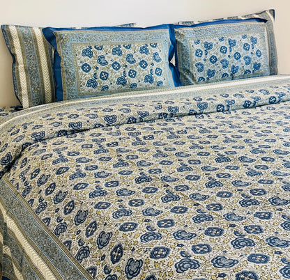 Floral Kaleidoscope Bedsheet Set