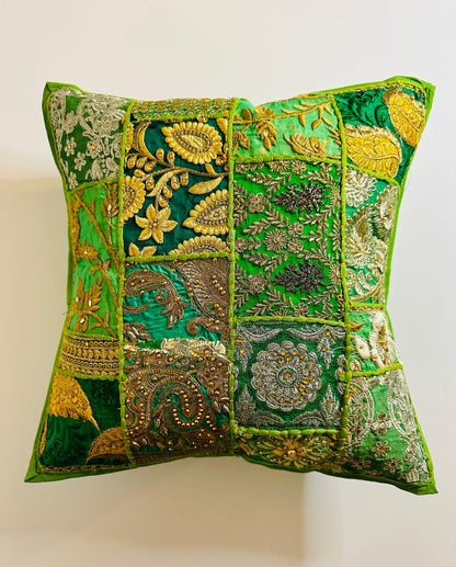 Evergreen Harmony Throw Pillow Cover